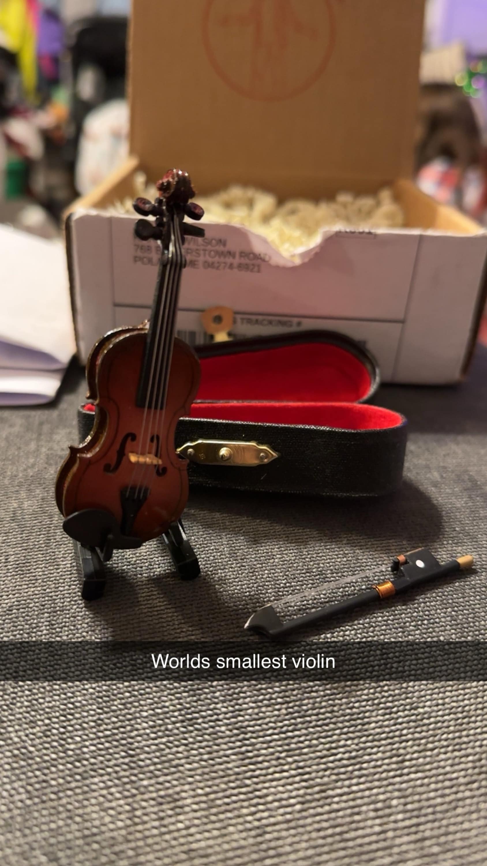 Funny “Sad Tiny Violin” Surprise Gift | Gag Gift, Funny Birthday Gift | For People who Complain Too Much, Spongebob Parody, Spongebob Gift