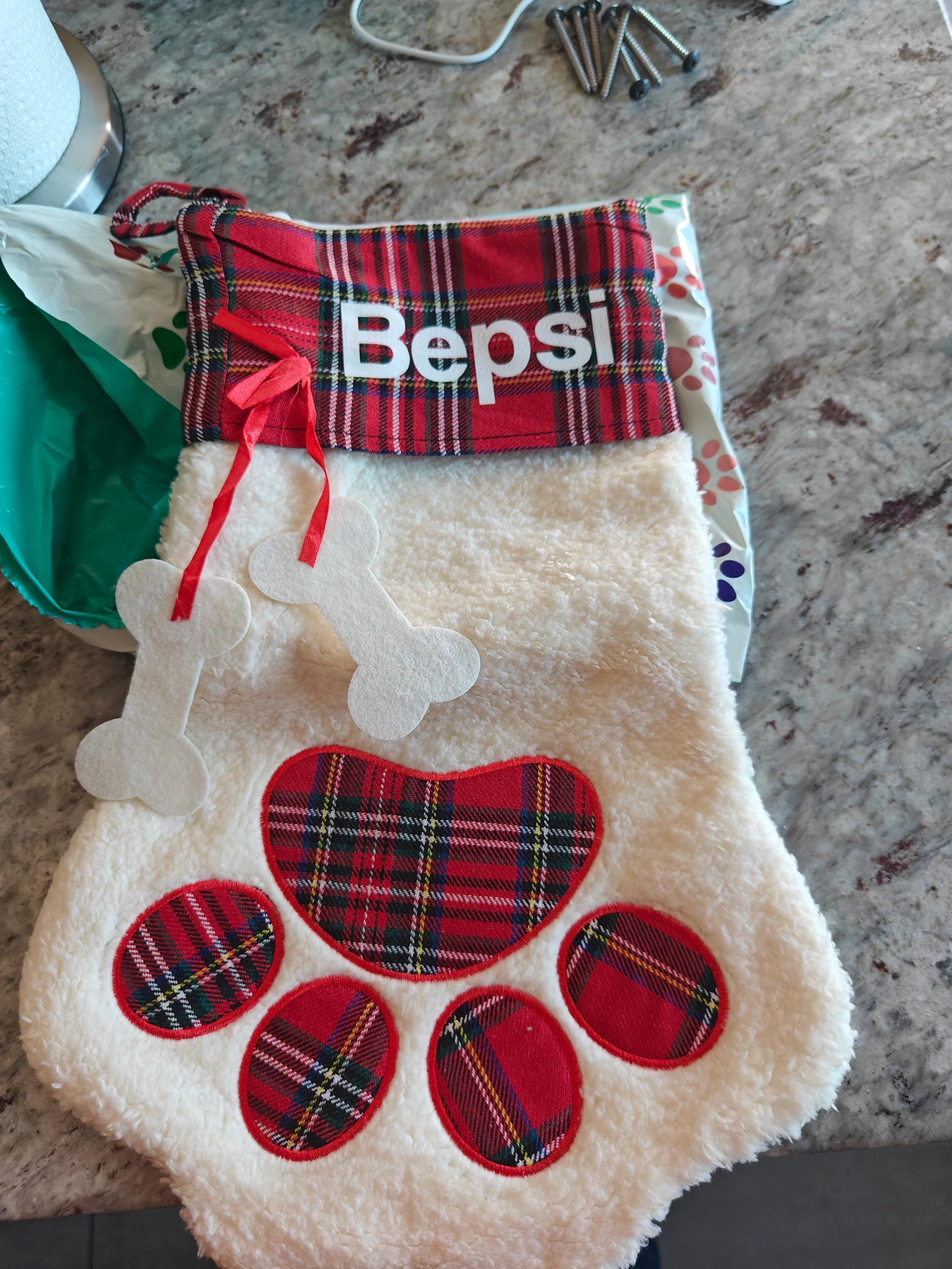 Personalized pet stocking, Blank pet stocking, Christmas stocking, Dog stocking, Cat stocking, Christmas gift, personalized stockings, plaid