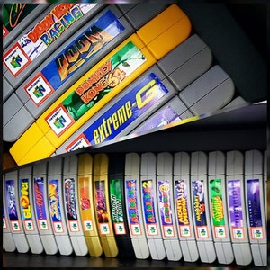 Nintendo 64 spine labels