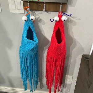 Soft Crochet Monster for Storage. Alien Yip Yip, - Etsy