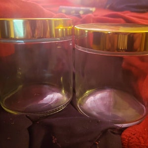 16 Oz. CLEAR GLASS Jar Straight Sided W/ Smooth Black Plastic Cap / Perfect  for Scrubs, Salt Baths, Cosmetics, Creams, Lotion or DIY Candles 