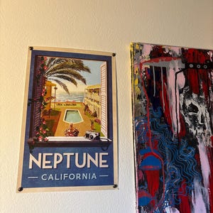 Neptune California Travel Poster - Inspired by Veronica Mars - Etsy