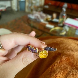 Customer photo from Serina, Raw Crystal Ring Mystery Box! 3 Ring Set
