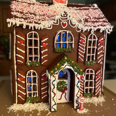 The Orangery A4 Gingerbread House Template for A4 Paper europe and ...