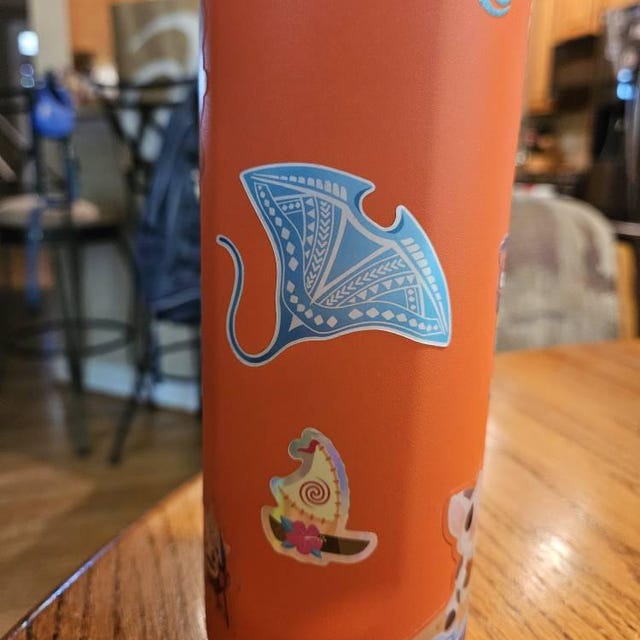 グラマ タラ マンタ レイ モアナ ラップトップ ステッカー/モアナ