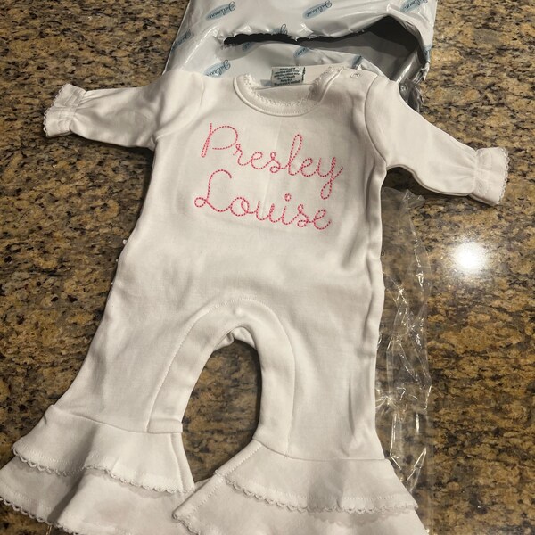 Baby Going Home Outfit Boy Personalzed Baby Boy Outft Monogrammed