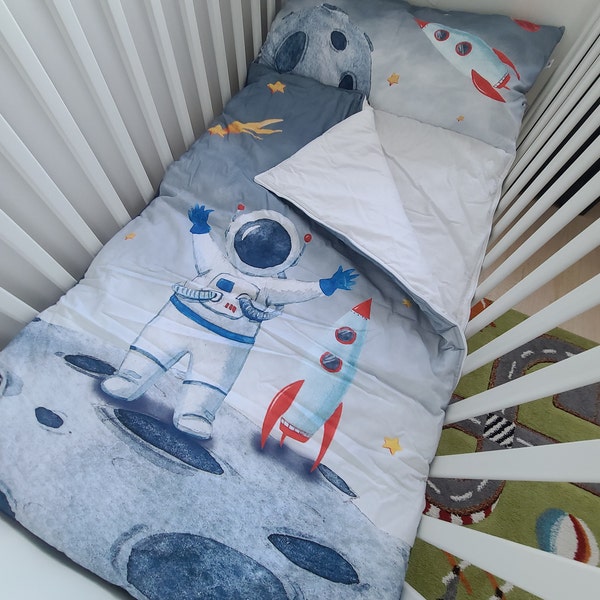 Custom Toddler Boys Sleeping Bag, Nap Mat For Daycare