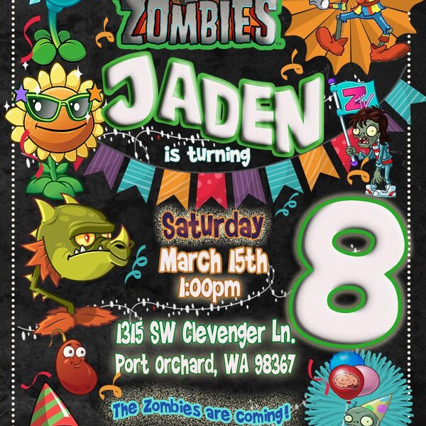 2025 Wall Calendar Printable, Plants Vs Zombies Calendar 2025, Annual