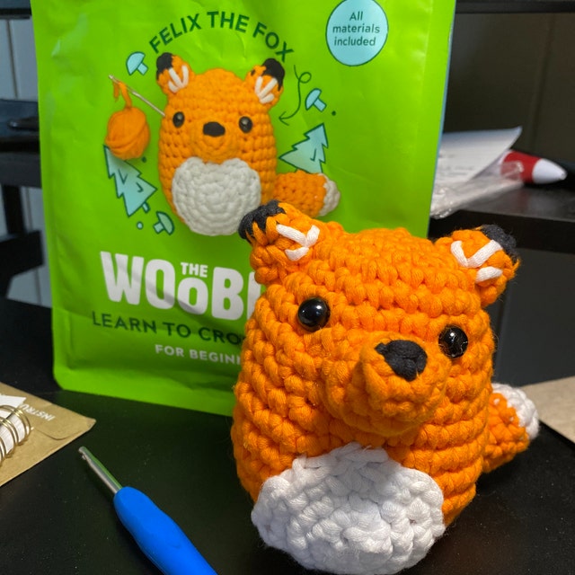 Buy Beginner Learn to Crochet Kit Fox by the Woobles Easy Crochet Starter  Kit Crochet Plushie Kit Amigurumi Kit DIY Craft Kit Gift Online in India 
