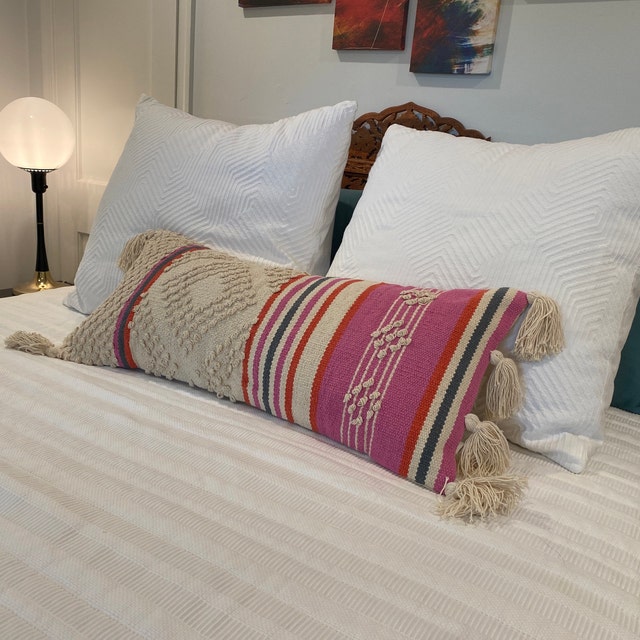 Styling Your Bed With A Long Lumbar Pillow – Halfway Wholeistic