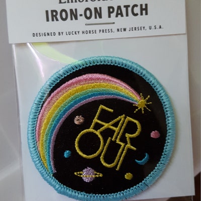 Far Out Iron on Patch - Etsy