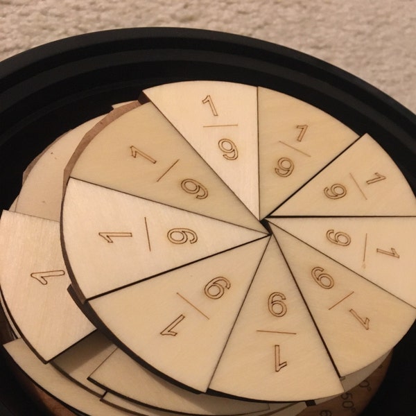 Fractions Learning Kit Fraction Circles Fraction Kit, Fraction to ...