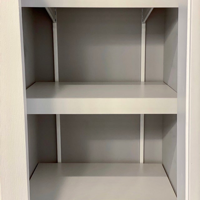 Basic Colors Melamine Cover-shelf for Closet/pantry Wire Shelves. Choose by  Your Actual Wire Shelf Size. Any Size. 2-5 Actual Front Lip. 