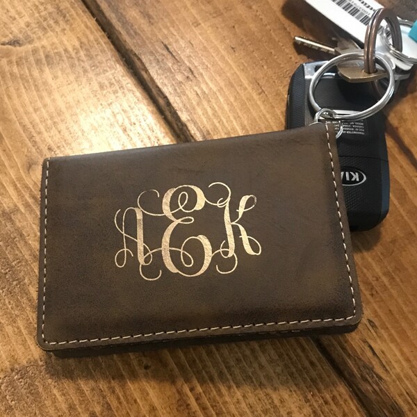 Monogrammed ID Holder Keychain, Personalized Keychain Sweet Sixteen ...