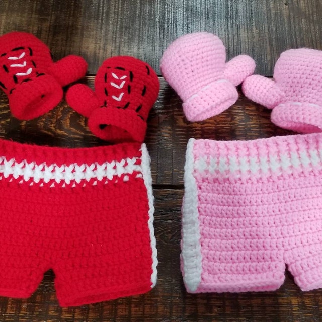 A customer's finished Baby Boxer Crochet Pattern