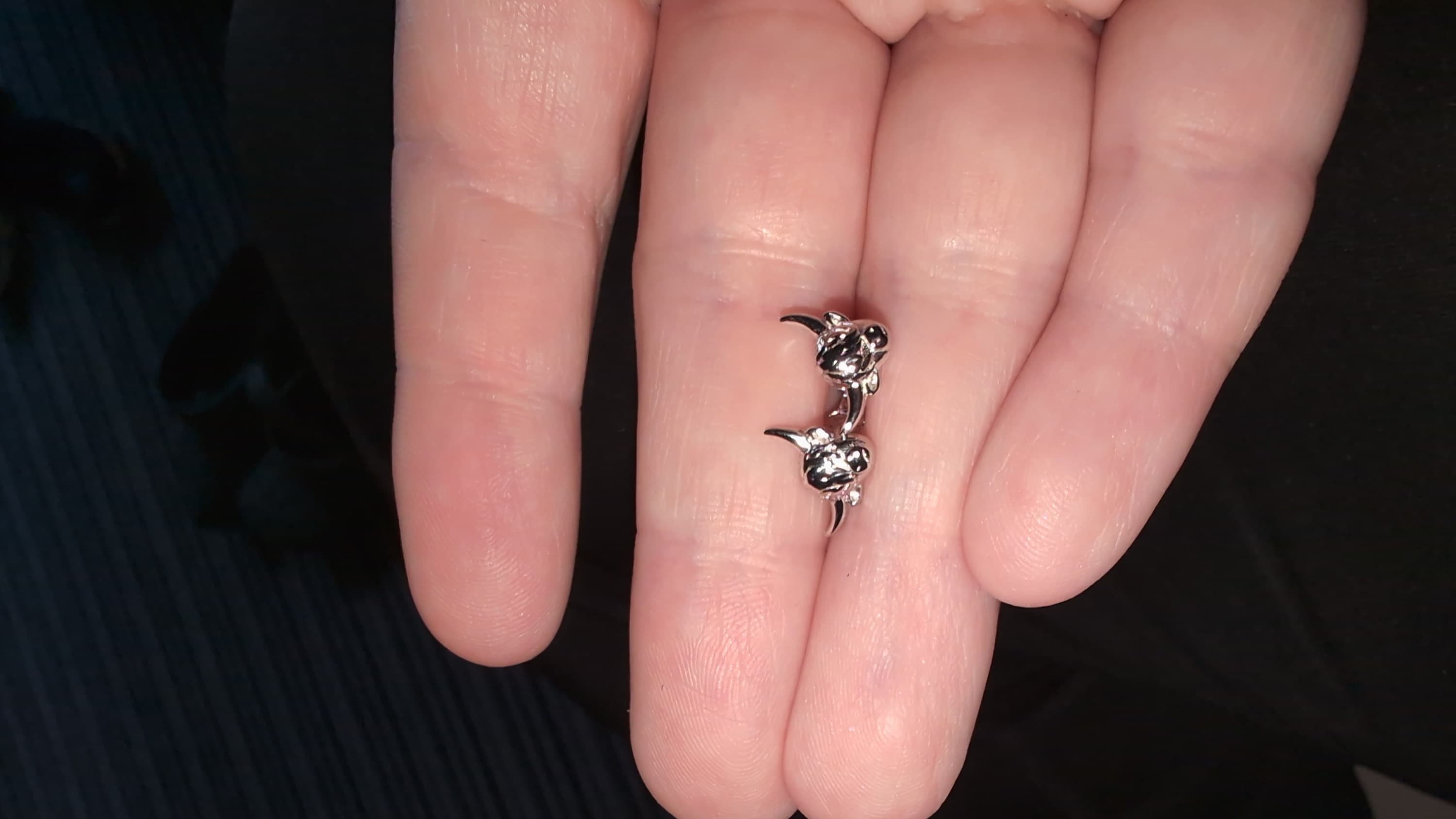 Highland Cow Stud Earrings in Sterling Silver, Cow Stud, Bull Earrings, Petite Earrings, Small Cow Stud, Scotland, Scottish