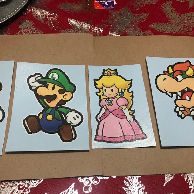 BOWSER vinyl decal from Super Mario Bros. Choose Your Favorite! Paper  Mario, Mario Brothers, King Koopa