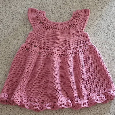 Crochet Dress PATTERN Magnolia Dress sizes up to 8 Years - Etsy