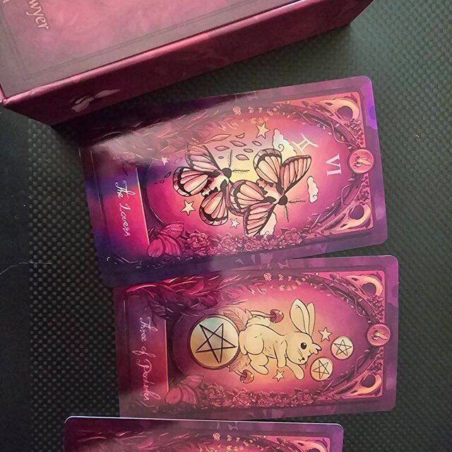 RAINBOW METALLIC Magic the Fae and the Ferns Tarot Deck