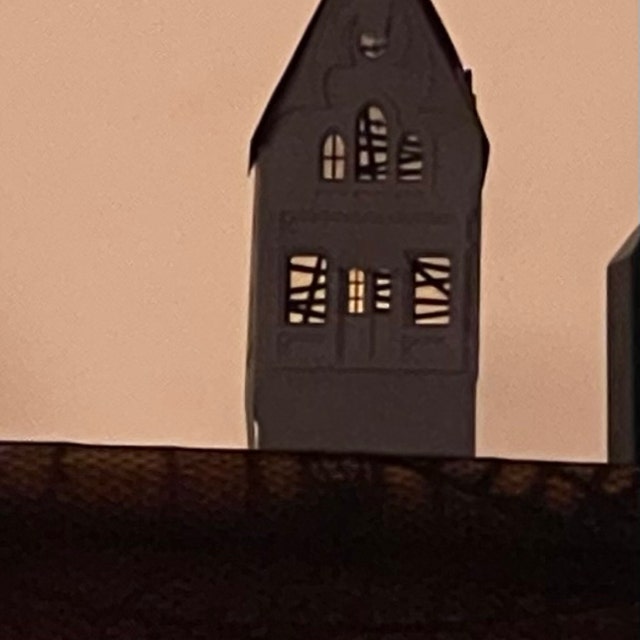 Halloween Haunted House Luminary: Handmade of Artisan Papers