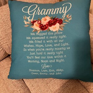 GraMMY Geschenk-Tasche – Reißverschluss-Tasche Aus Segeltuch, 23,5x17 Cm, Beige, Für Oma & Muttertag