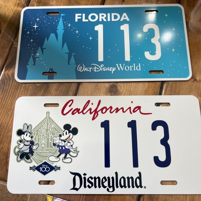 Walt Disney World 100th Anniversary License Plate - Etsy