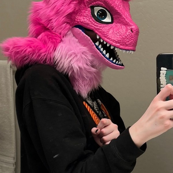 Raptor Mask Hood and Neck Pattern [PDF DOWNLOAD] - Etsy