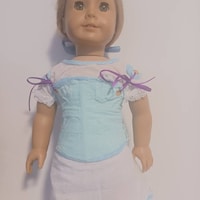 PDF Sewing Pattern Catherine 1830s Shift, Cap and Stays for 18 Inch ...