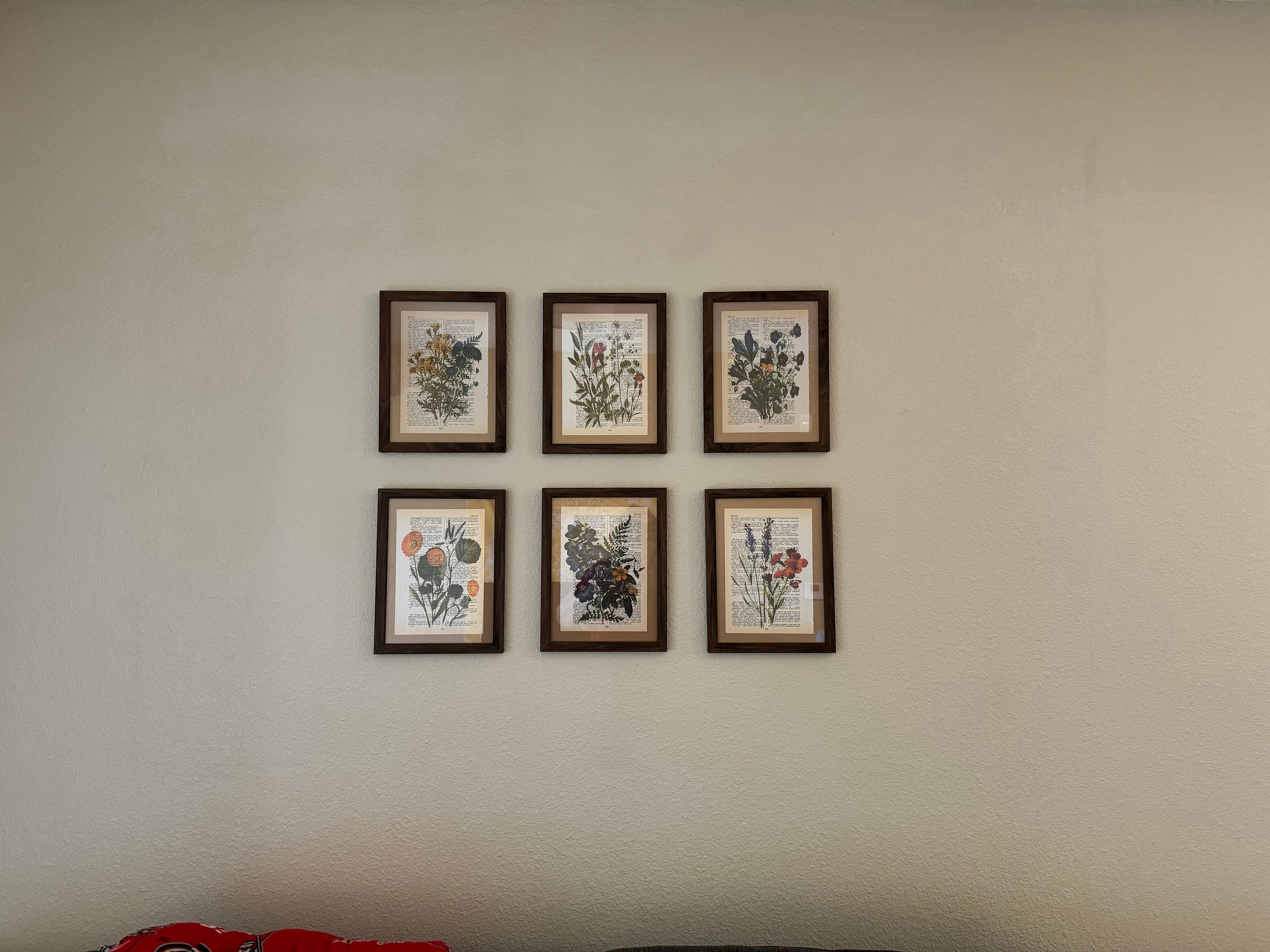 Flower Themed dictionary prints
