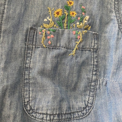 Mandala Simple Embroidery Kit Beginner-mandala Flower - Etsy