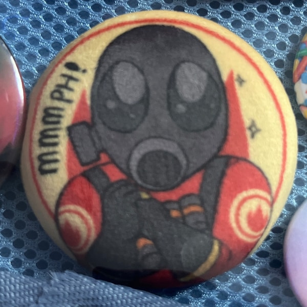 Big Squishy Fabric TF2 Buttons 2.5 - Etsy