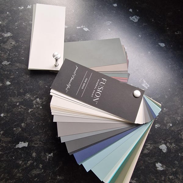 Fusion Mineral Paint Colour Chart and Preparation Guide, PRINTED