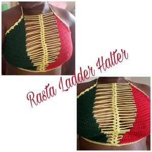 Crochet Haltertop Pattern, Crochet Bikini Top Pattern, Bikinis