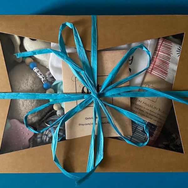 Qute Unisex / Gender Neutral / Boy / Girl Baby Gift Box , 2 Baby ...