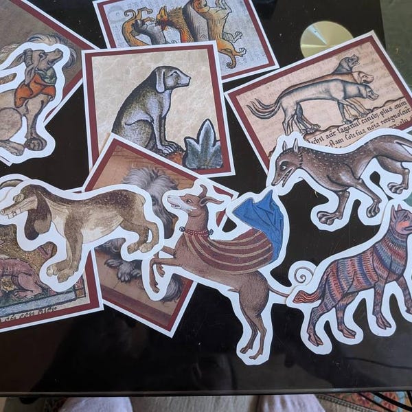 Medieval Stickers. 18 Medieval Inspired Stickers - Etsy