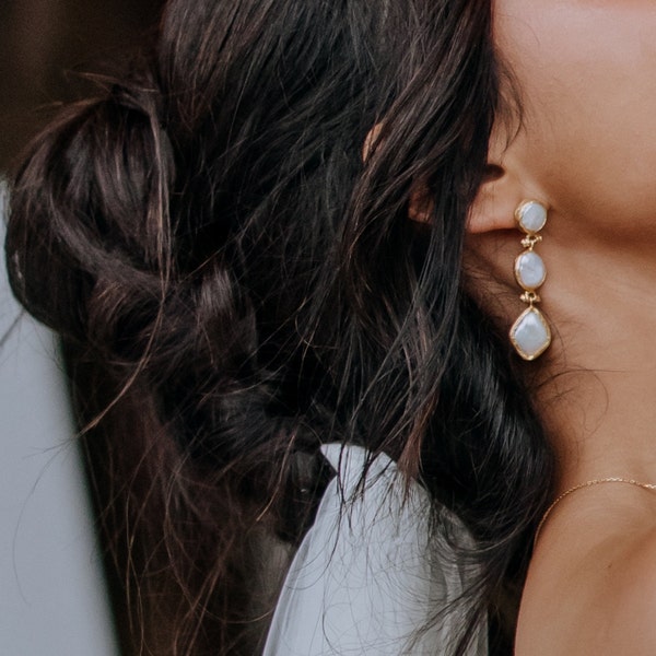 Women's Elegant Pearl Earrings main image 1