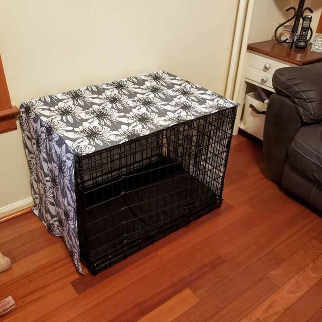 View Dog Crate Covers by BowWowBeds on Etsy