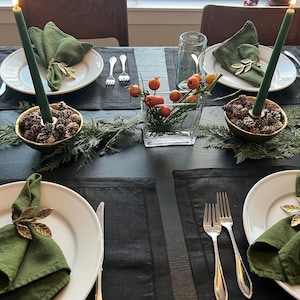 Tre Righe Napkins, Luxury Linen Table Napkins
