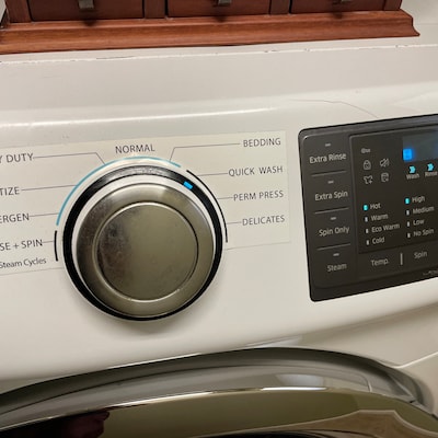 Samsung Model WF45R6100AC Washer Sticker Labels / Decals for Control ...