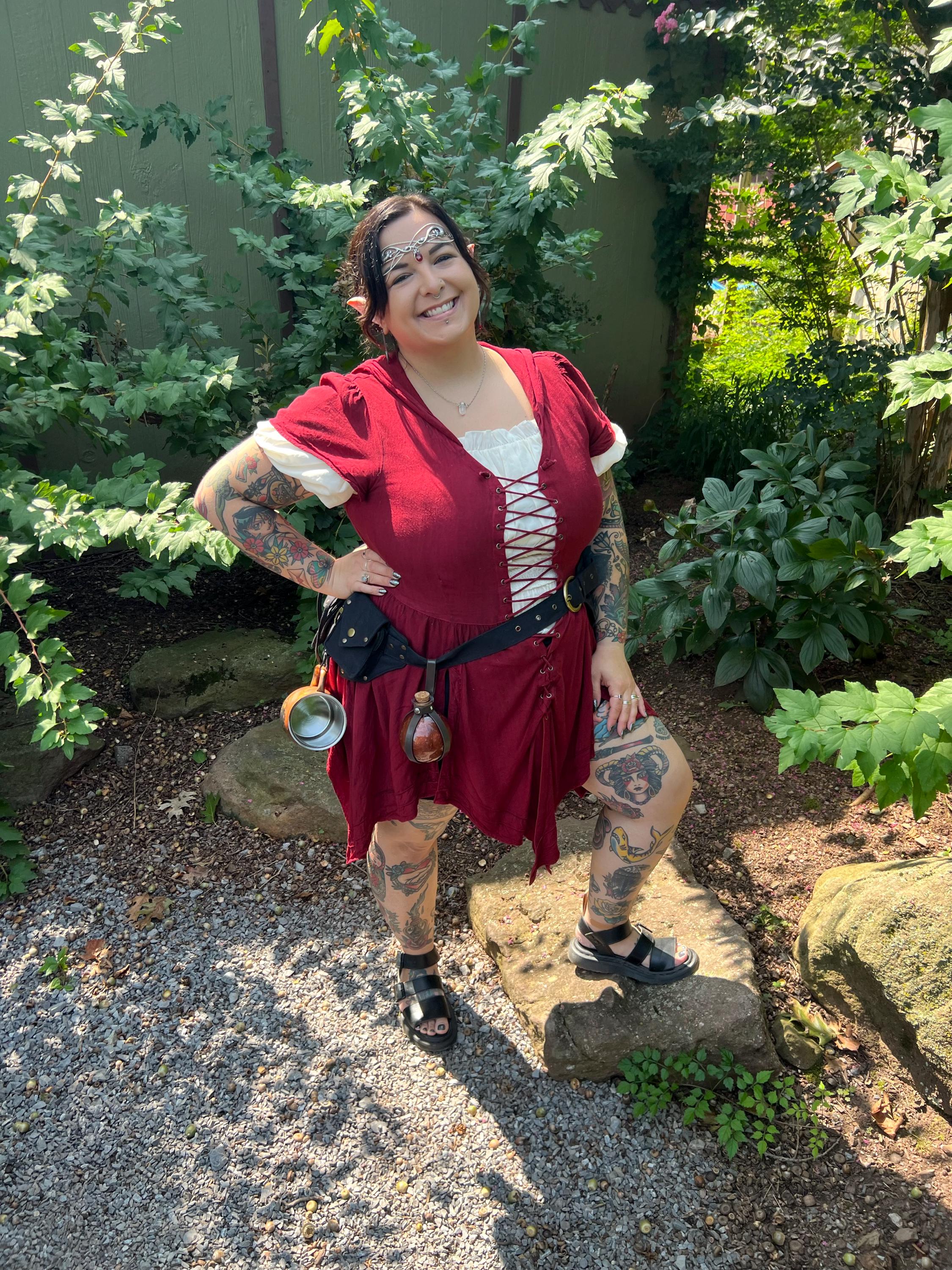 Pocket belt ~ Utility belt ~ Festival and travel hip bag ~ With 5 pockets ~ Black cotton ~ Unisex ~ The Celticbelt