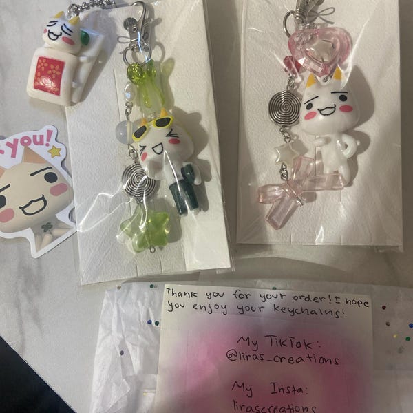 Toro Inoue Keychains (our Original Designs Are @etsy Only) - Etsy