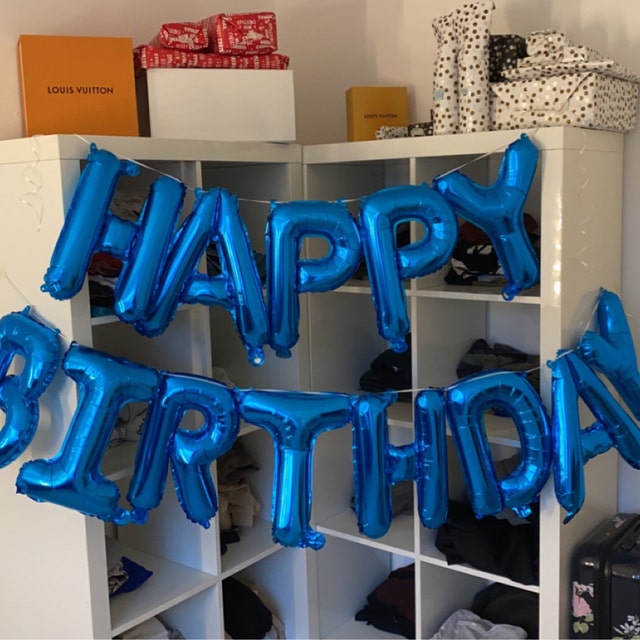Large 16 Self-inflating HAPPY BIRTHDAY Balloons Letter 