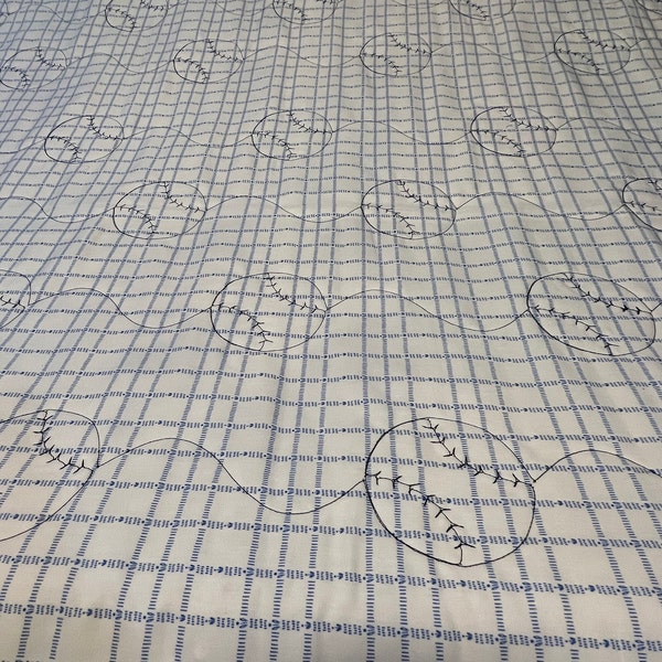 Softball Longarm Quilting Digital Pantograph Perfect for Edge to Edge ...