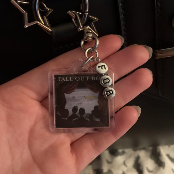 Custom Album Photo Keychain Phone Charm - Etsy