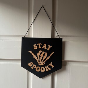 Spooky Skeleton Acrylic Halloween Arch Signs Retro Skull - Etsy
