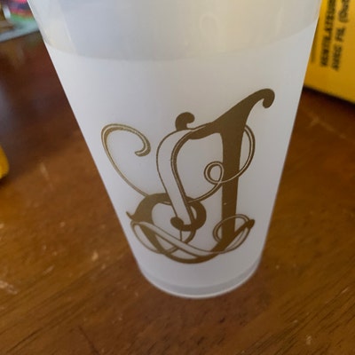 Custom Printed Paper Cups Monogrammed Coffee Cups - Etsy