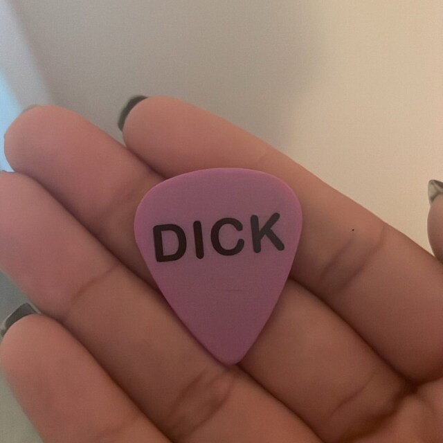 The original Dick pick! Funny guitar pic! - Etsy 日本