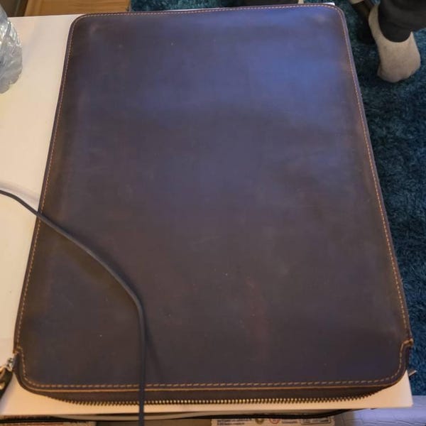 Personalised Genuine Leather MacBook Air & Pro Sleeve 13