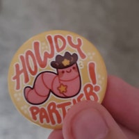 Cowboy Worm Buttons! 1.5