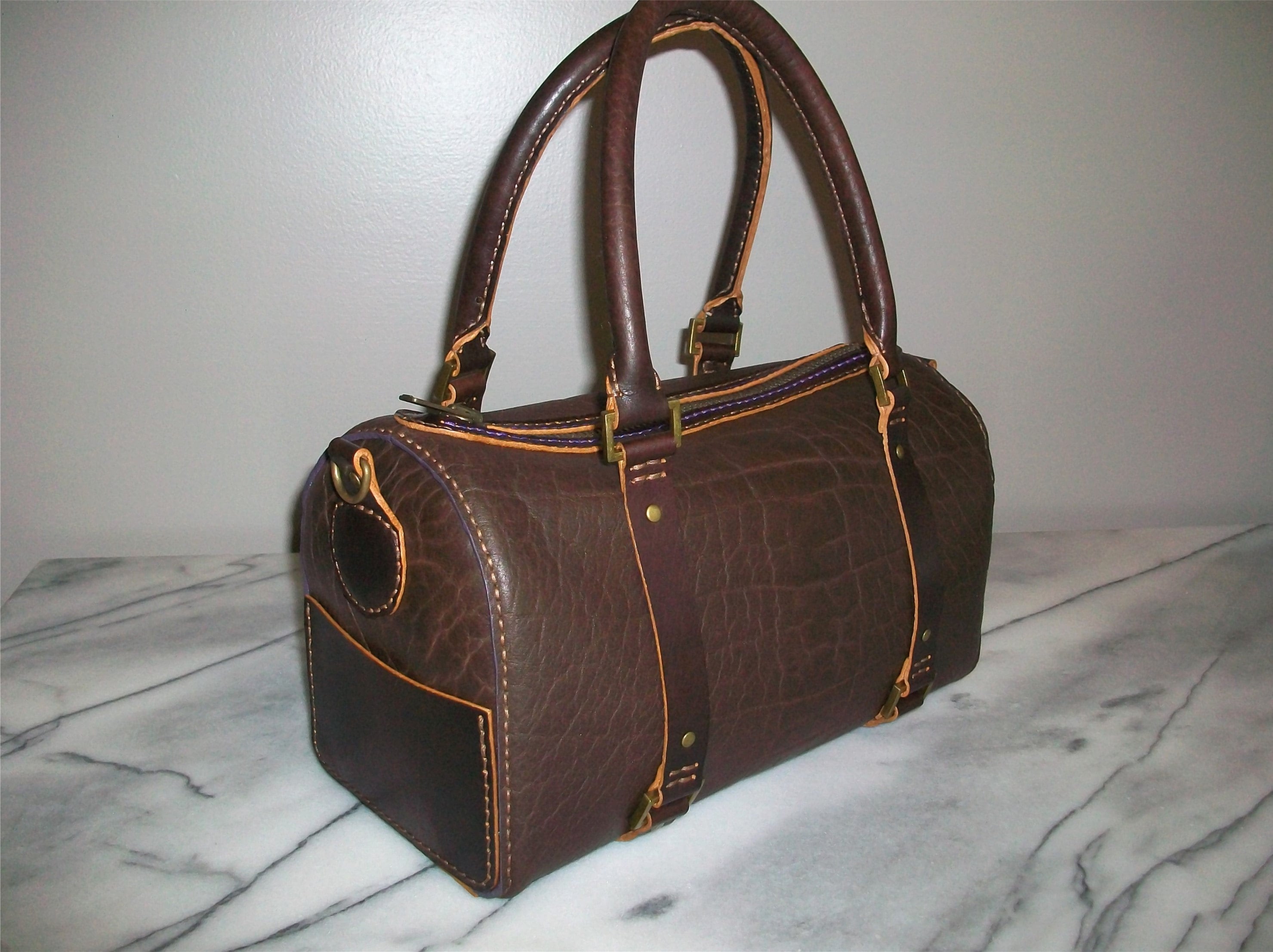 Bag Pattern Leather DIY Pdf Download Weekender Bag Video Tutorial